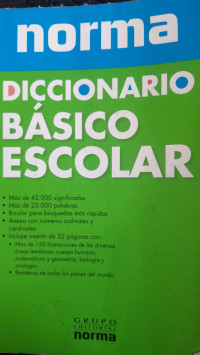 Image of Diccionario Básico Escolar