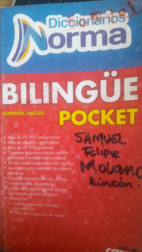 Image of Diccionario Bilingual Pocket