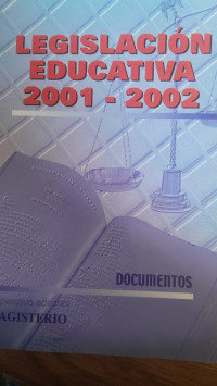 Image of Legislación Educativa 2001-2002