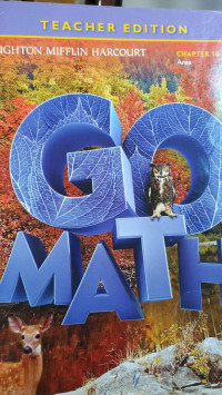 Image of Teacher Edition Go Math Chapter 10 Area