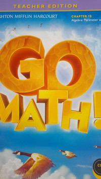 Image of Teacher Edition Go Math Chapter 13 Algebra: Perimeter and Area