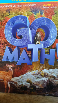 Image of Teacher Edition Go Math Chapter 3 Rational Numbers