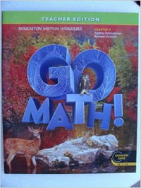 Image of Teacher Edition Go Math Chapter 9 Algebra Relationships Between Variables